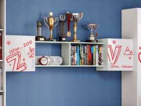 Антресоль Вега Алфавит Красный в Усть-Катаве - ust-katav.magazin-mebel74.ru | фото