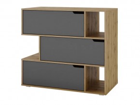 Комод Харви вотан/графит в Усть-Катаве - ust-katav.magazin-mebel74.ru | фото