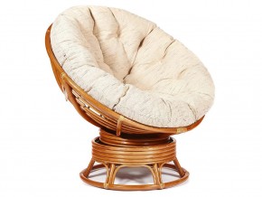 Кресло-качалка Papasan w 23/01 B с подушкой Cognac, ткань Старт в Усть-Катаве - ust-katav.magazin-mebel74.ru | фото