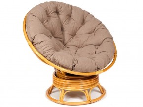 Кресло-качалка Papasan w 23/01 B с подушкой Honey, экошерсть Коричневый в Усть-Катаве - ust-katav.magazin-mebel74.ru | фото