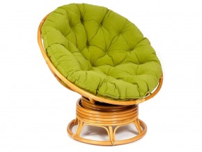 Кресло-качалка Papasan w 23/01 B с подушкой Honey, флок Олива в Усть-Катаве - ust-katav.magazin-mebel74.ru | фото