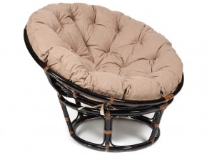 Кресло Papasan 23/01 W с подушкой Antique brown, экошерсть Коричневый в Усть-Катаве - ust-katav.magazin-mebel74.ru | фото