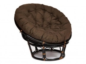 Кресло Papasan 23/01 W с подушкой Antique brown, ткань Коричневый в Усть-Катаве - ust-katav.magazin-mebel74.ru | фото