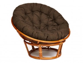 Кресло Papasan 23/01 W с подушкой Cognac, ткань Коричневый в Усть-Катаве - ust-katav.magazin-mebel74.ru | фото