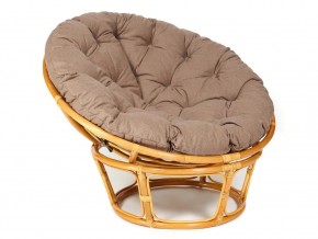 Кресло Papasan 23/01 W с подушкой Honey, экошерсть Коричневый в Усть-Катаве - ust-katav.magazin-mebel74.ru | фото