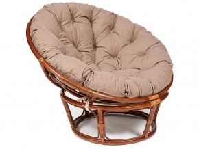 Кресло Papasan 23/01 W с подушкой Pecan, экошерсть Коричневый в Усть-Катаве - ust-katav.magazin-mebel74.ru | фото