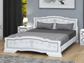 Кровать Карина-6 1200 Белый жемчуг в Усть-Катаве - ust-katav.magazin-mebel74.ru | фото
