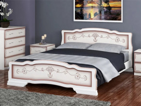 Кровать Карина-6 1200 Дуб молочный в Усть-Катаве - ust-katav.magazin-mebel74.ru | фото