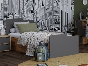 Кровать Харви вотан/графит в Усть-Катаве - ust-katav.magazin-mebel74.ru | фото