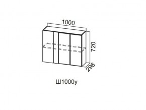 Ш1000у/720 Шкаф навесной 1000/720 (угловой) в Усть-Катаве - ust-katav.magazin-mebel74.ru | фото