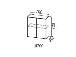 Ш700/720 Шкаф навесной 700/720 в Усть-Катаве - ust-katav.magazin-mebel74.ru | фото