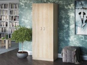Шкаф двухстворчатый Лофт дуб сонома в Усть-Катаве - ust-katav.magazin-mebel74.ru | фото
