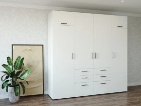 Шкаф распашной 2400Б Жемчуг в Усть-Катаве - ust-katav.magazin-mebel74.ru | фото