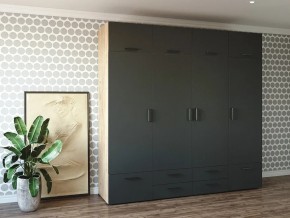 Шкаф распашной 2400К Антрацит в Усть-Катаве - ust-katav.magazin-mebel74.ru | фото