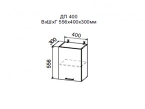 Шкаф верхний ДП400 в Усть-Катаве - ust-katav.magazin-mebel74.ru | фото