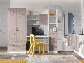 Стенка Юниор-2 Шарли pink в Усть-Катаве - ust-katav.magazin-mebel74.ru | фото