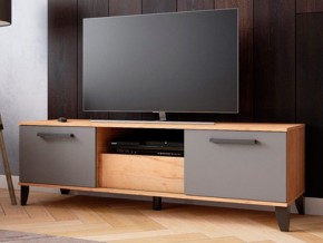 ТВ тумба ТВМ-2 дуб крафт золотой/графит в Усть-Катаве - ust-katav.magazin-mebel74.ru | фото