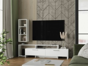 Тумба ТВ Лия белый/белый в Усть-Катаве - ust-katav.magazin-mebel74.ru | фото
